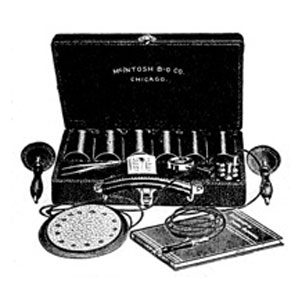 McIntosh electrolysis kit Moler 1909